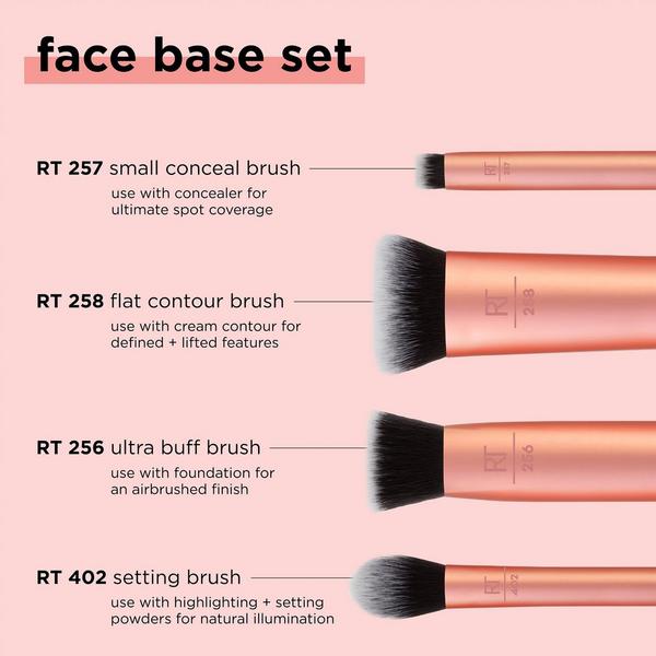 Real Techniques Face Base Multiuse Makeup Brush Set #4