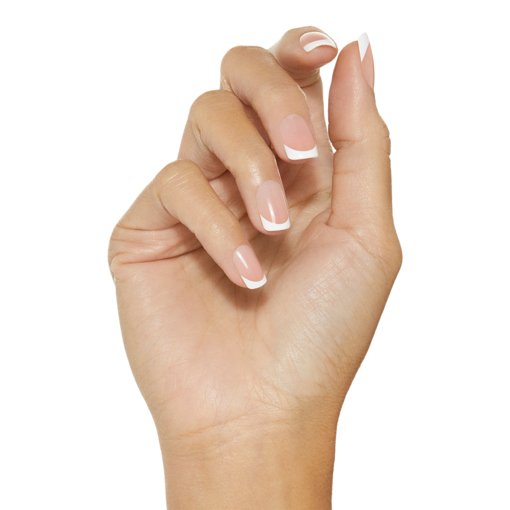 Salon Acrylic French Manicure Fashion Nails