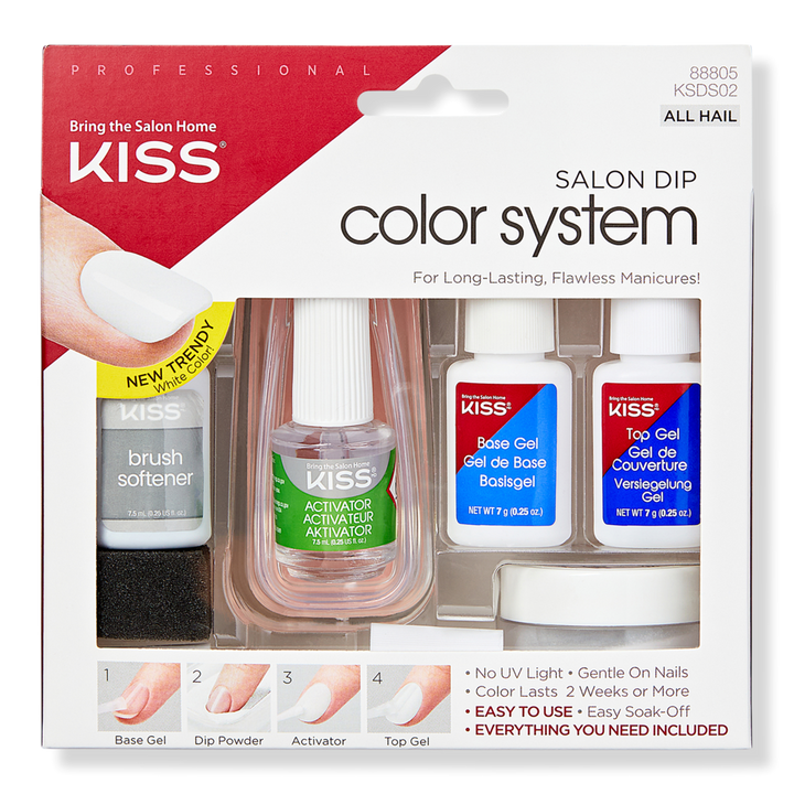 Kiss All Hail Salon Dip Color System All-in-One Starter Kit #1