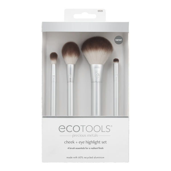 EcoTools Precious Metals Cheek + Eye Highlight Brush Set #7