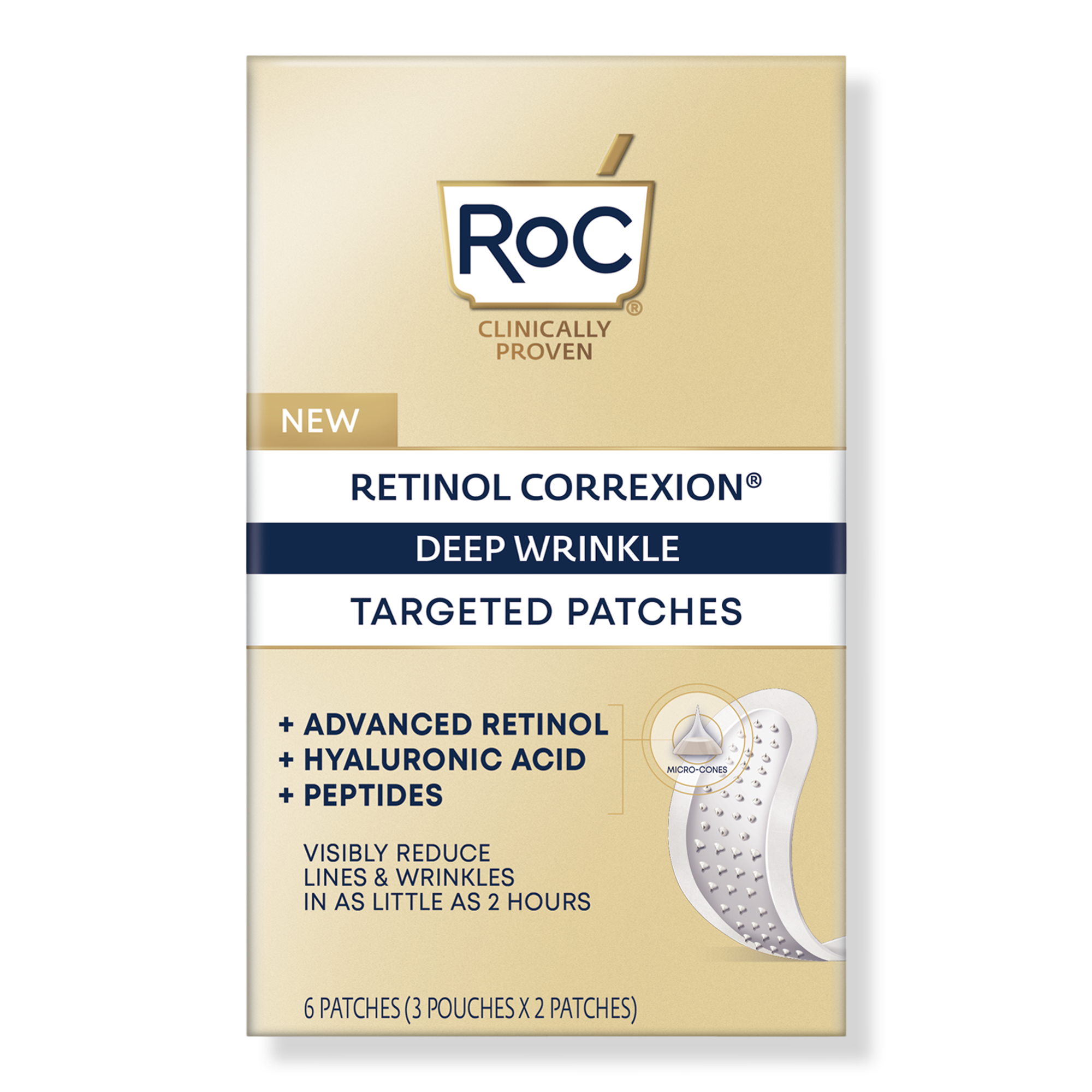 RoC Retinol Correxion Deep Wrinkle Targeted Patches #1