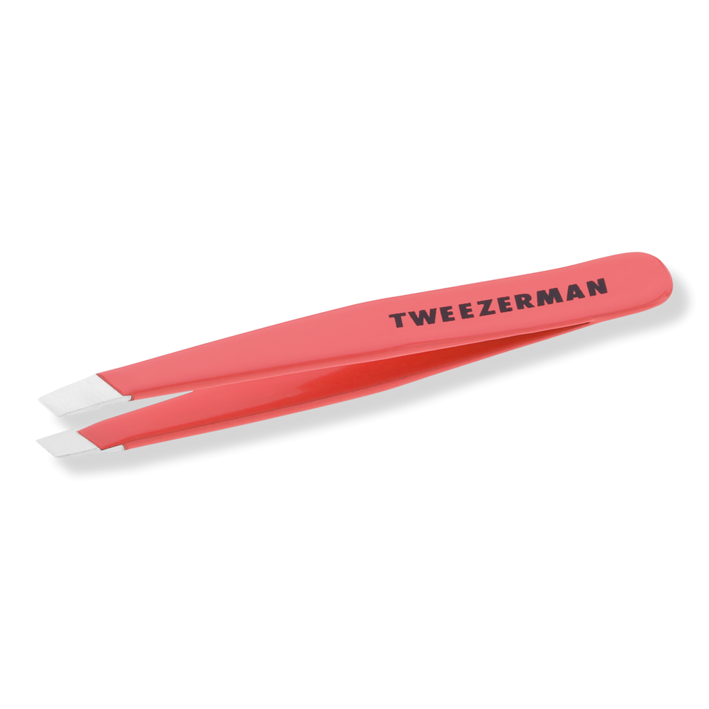 Tweezerman Mini Slant Tweezers - Geranium Mini