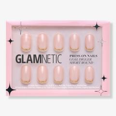 Golden Touch Press-On Nails - Glamnetic | Ulta Beauty
