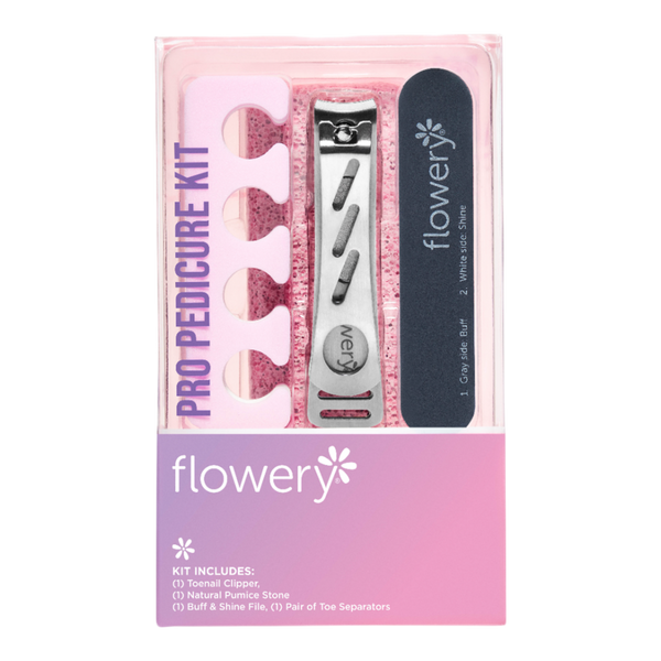 Flowery Pro Pedicure Kit - Trim, Shape, Smooth & Shine #2