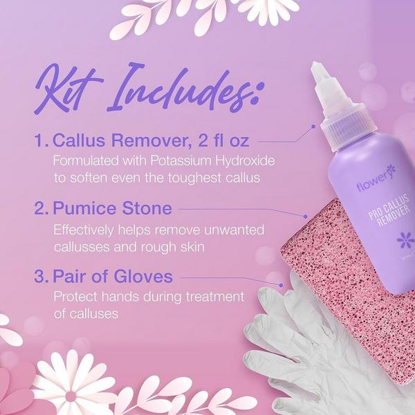 Flowery Pro Callus Remover Kit #6