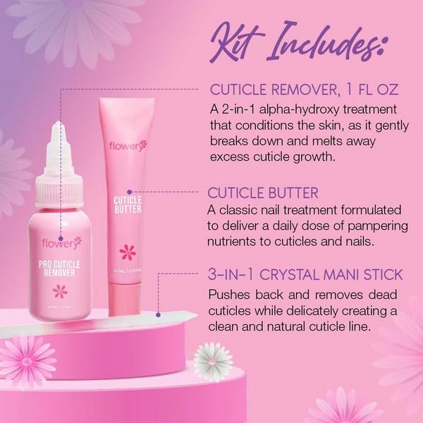 Flowery Pro Cuticle Remover Kit #5