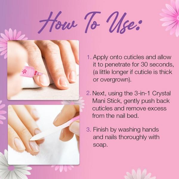 Flowery Pro Cuticle Remover Kit #6