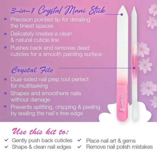 Flowery Pro Crystal File Kit #8