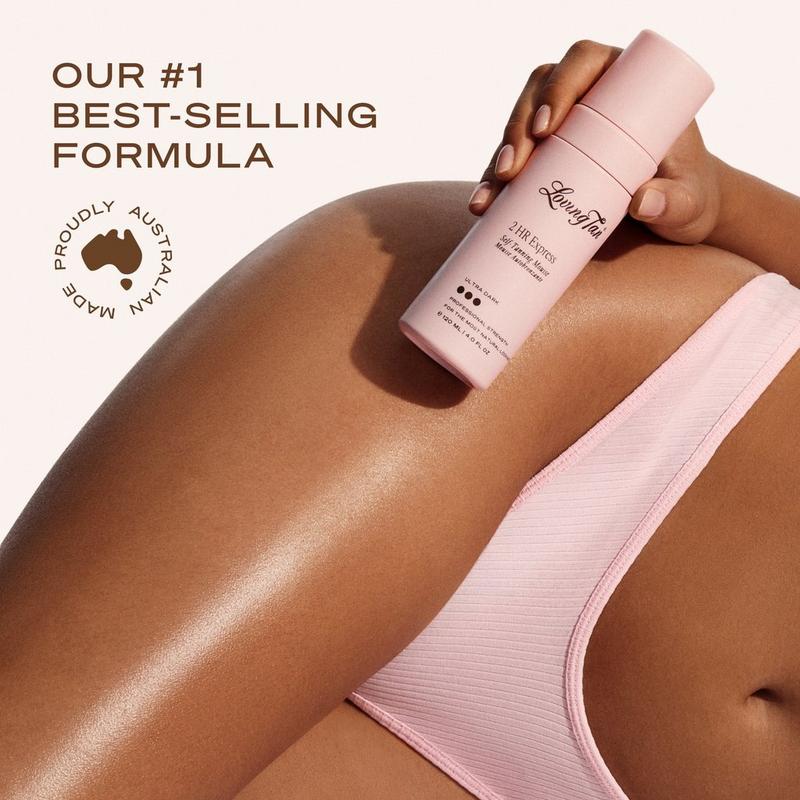 love melanotan expose yourself 2 HR Express Self-Tanning Mousse Ultra Dark GHK-Cu Face & Neck
