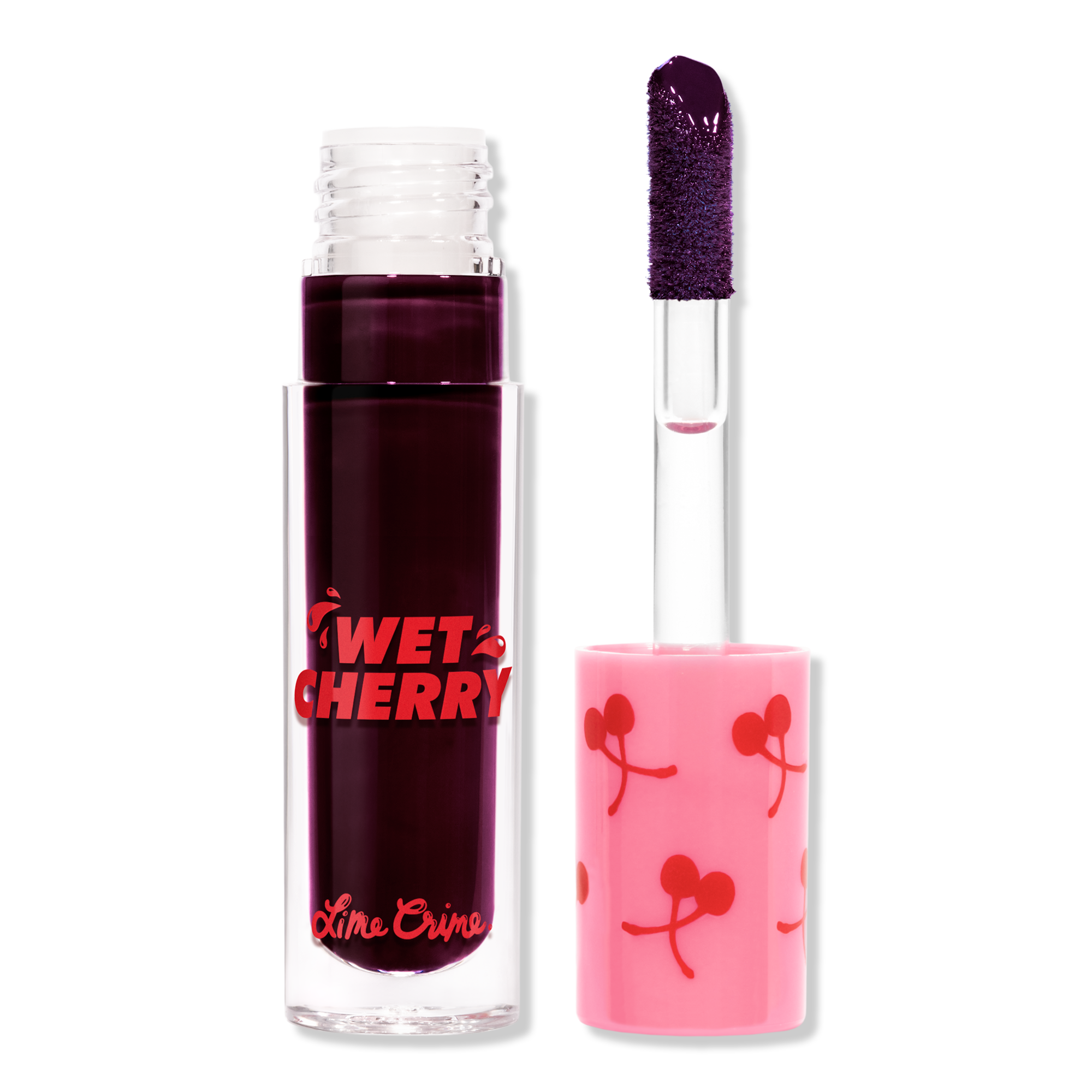 Black Cherry Wet Cherry Ultra-Shiny Lip Gloss - Lime Crime | Ulta Beauty