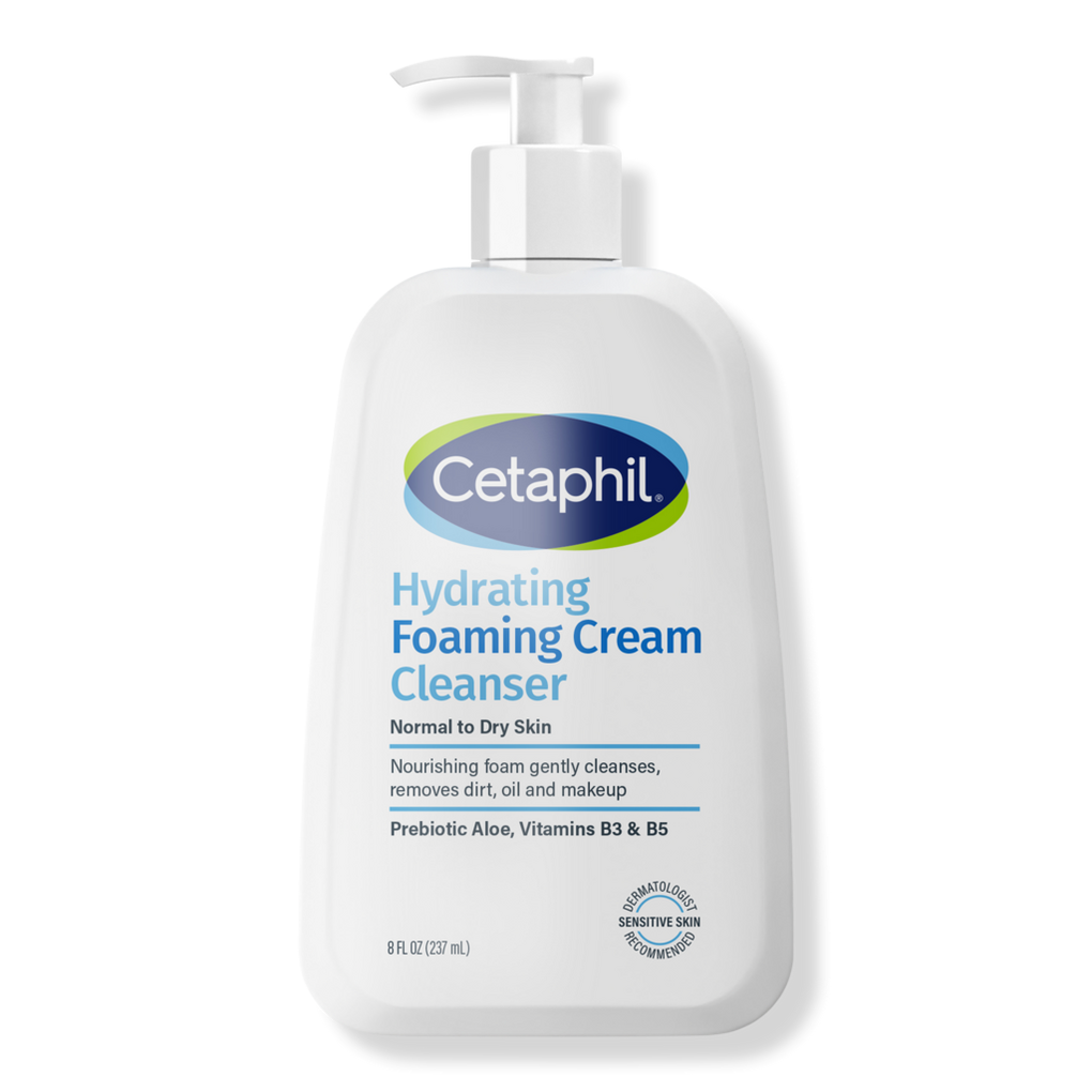 Cetaphil Cream Cleanser, Hydrating, Foaming - 16 fl oz