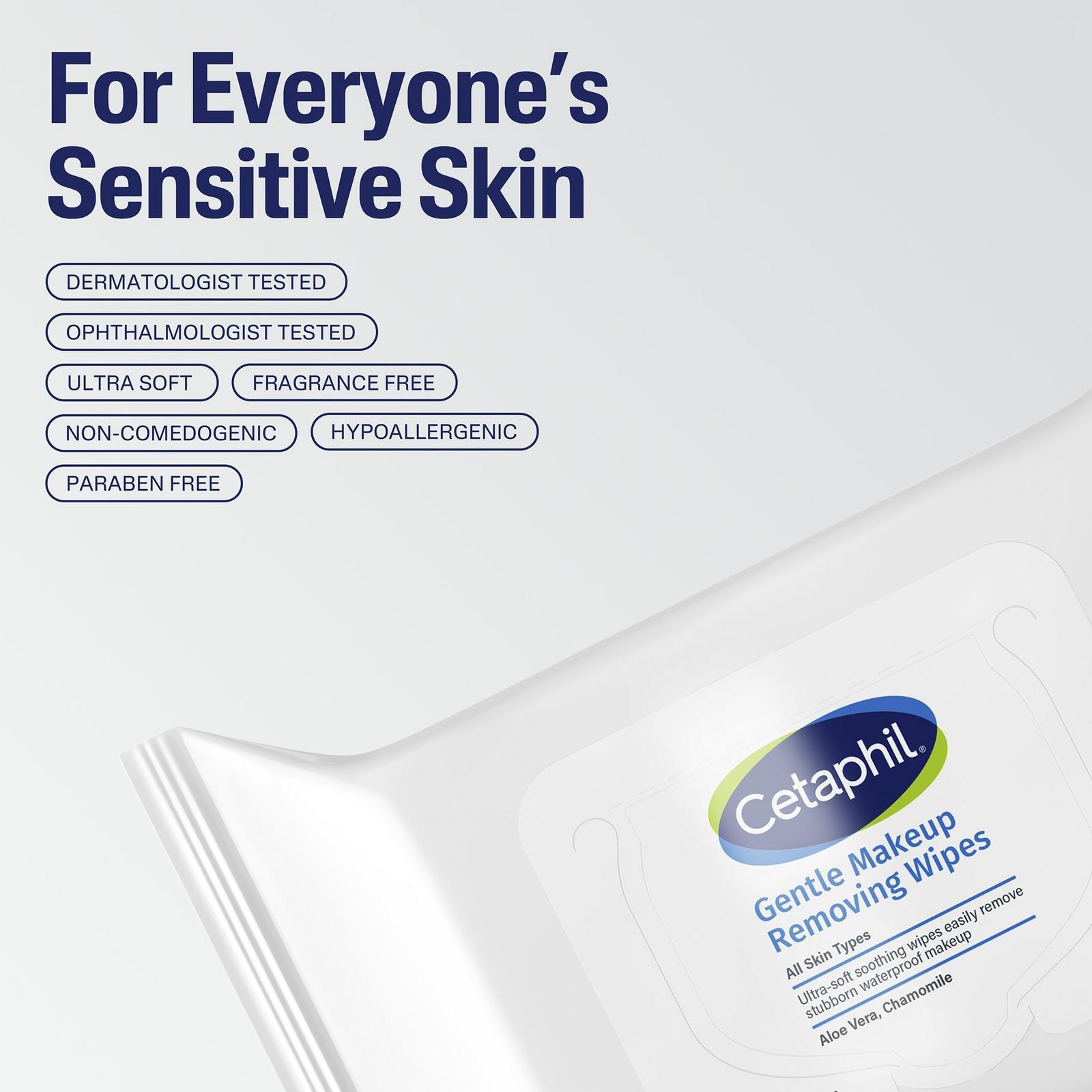 Gentle Makeup Removing Wipes, Fragrance and Alcohol Free
