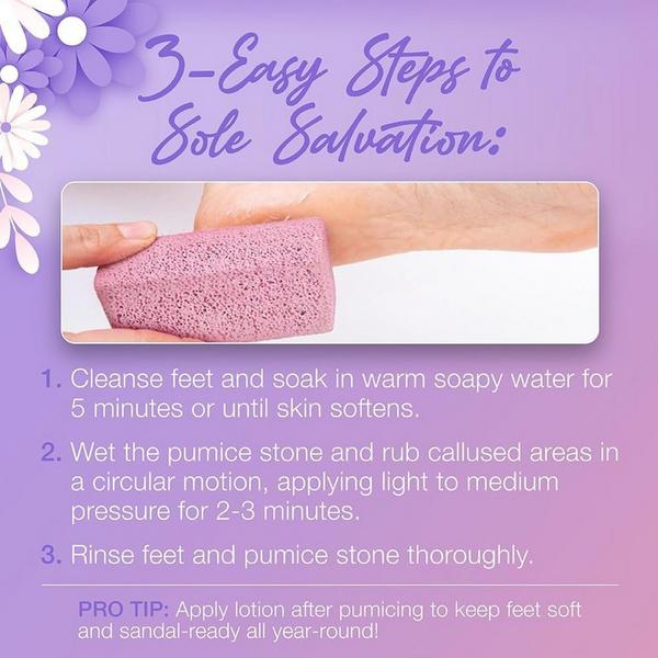 Flowery Pro Pumice Stone to Remove Calluses #8