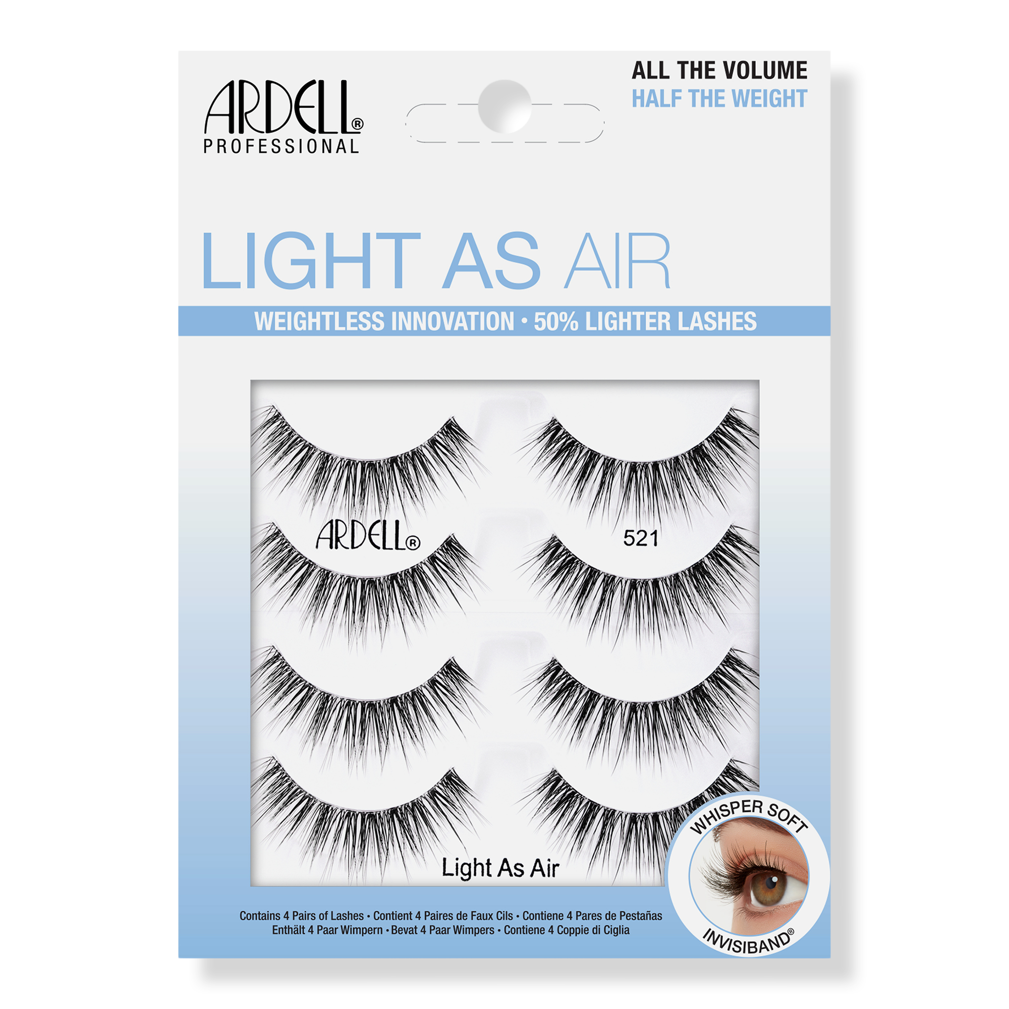 Ardell Light As Air Lashes #521 Multipack #1