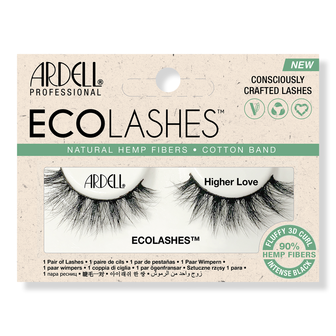 Ardell Eco Lashes in Higher Love with Natural Hemp Fibers and Cotton Band #1