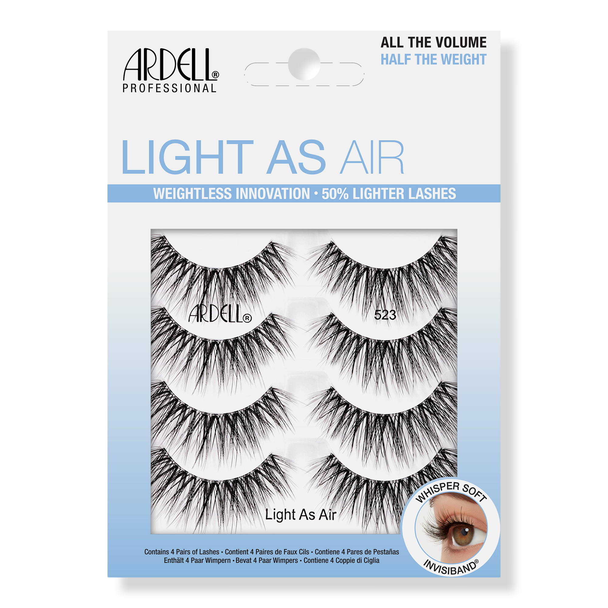 Ardell Light As Air Lashes #523 Multipack #1