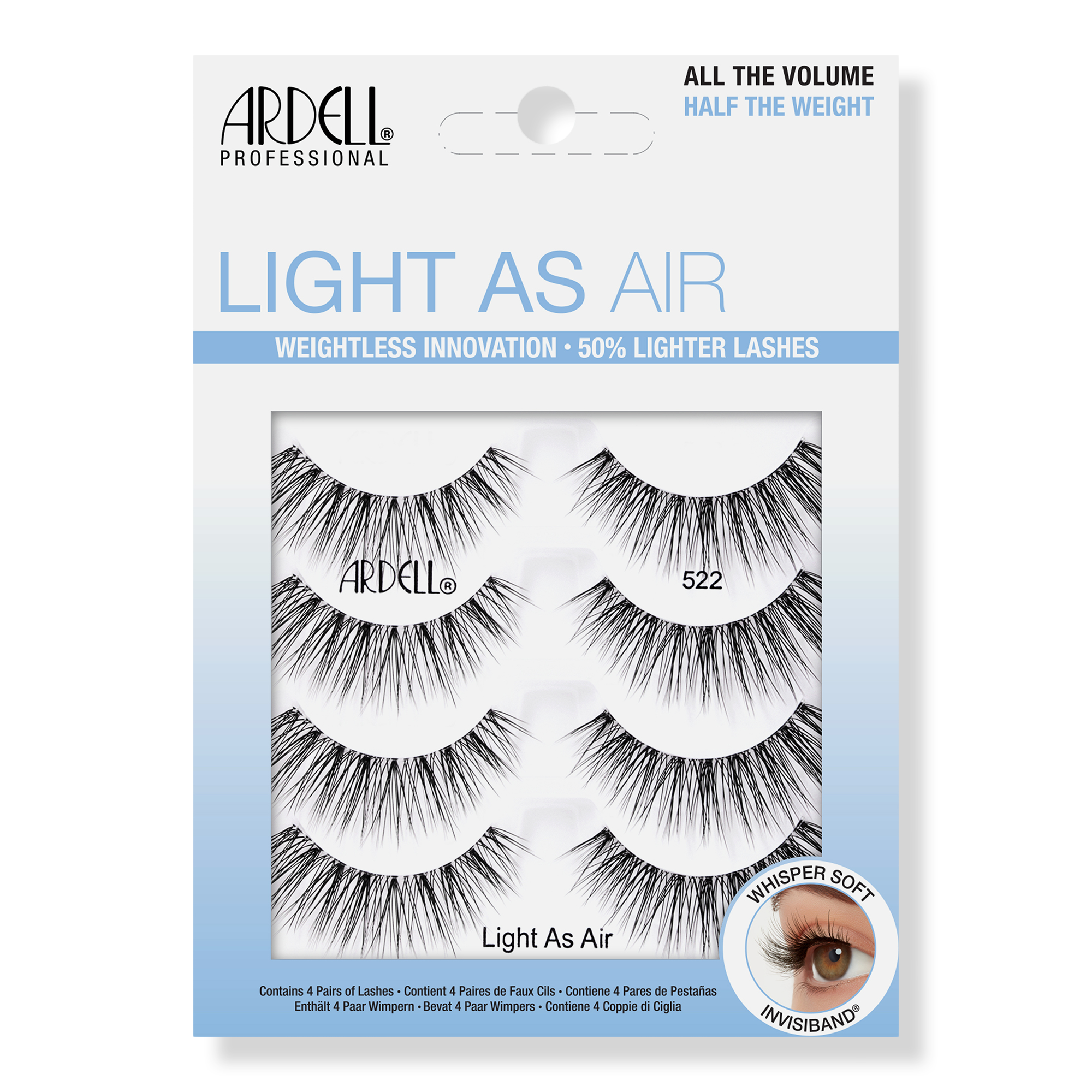 Ardell Light As Air Lashes #522 Multipack #1