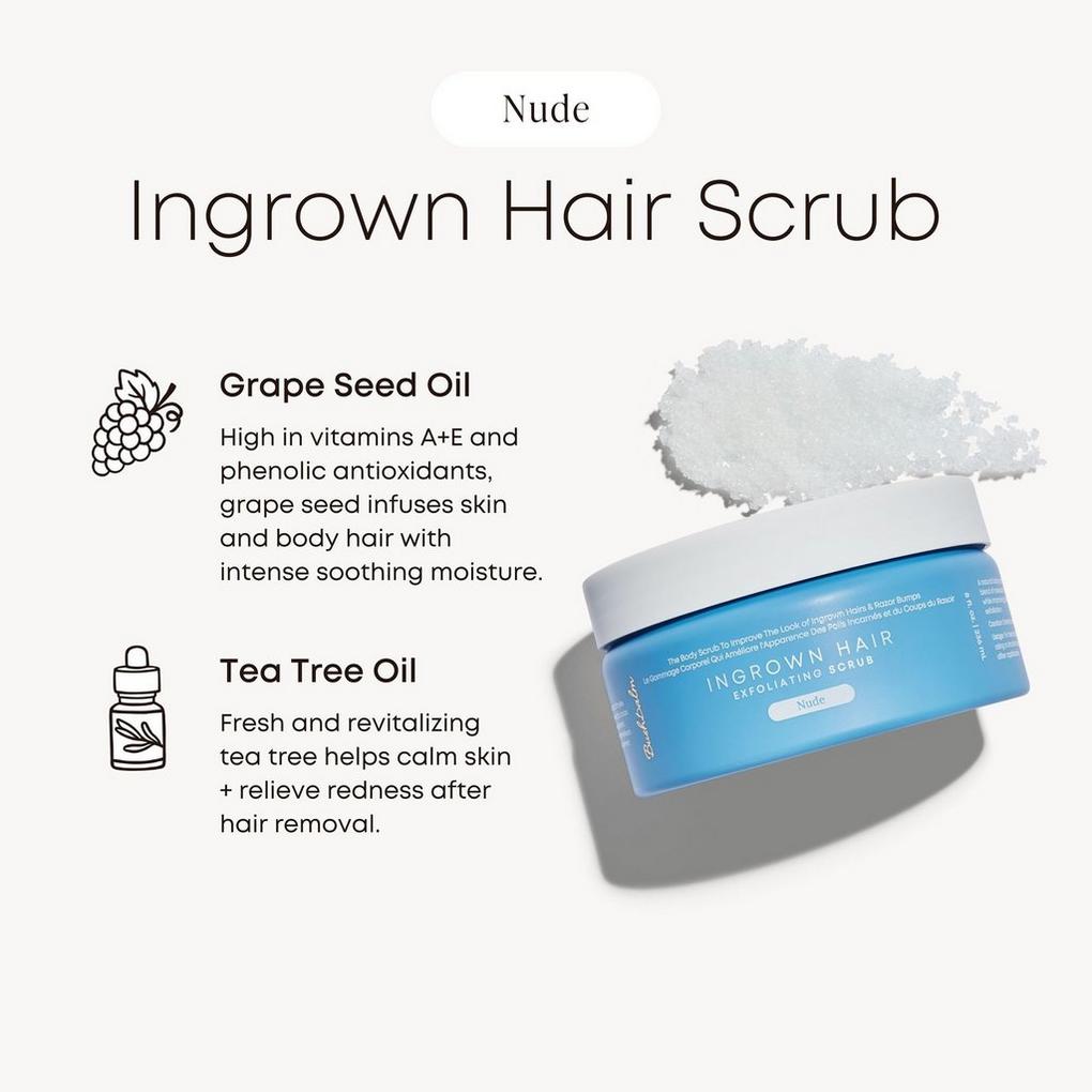 Ingrown hair store scrub