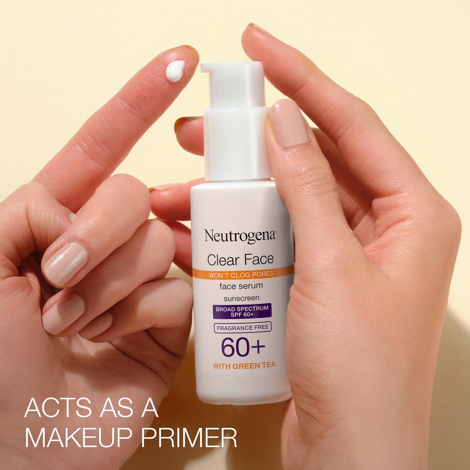 Clear Face Serum Sunscreen with Green Tea, SPF 60+