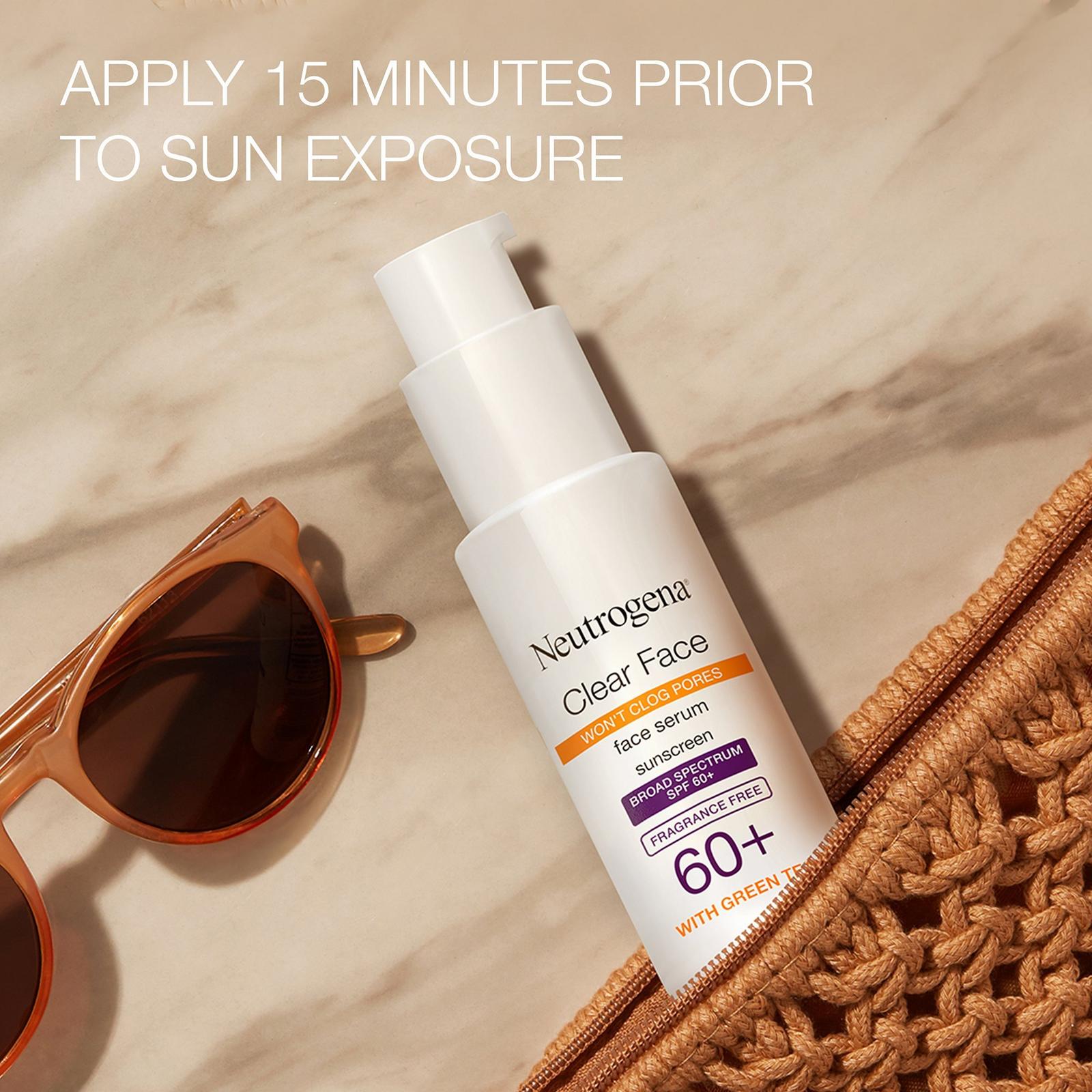 Clear Face Serum Sunscreen with Green Tea, SPF 60+