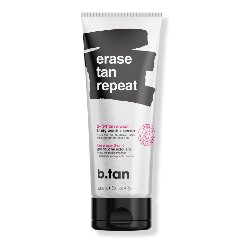 B.tan Erase Tan Repeat 2-in-1 Body Wash + Scrub