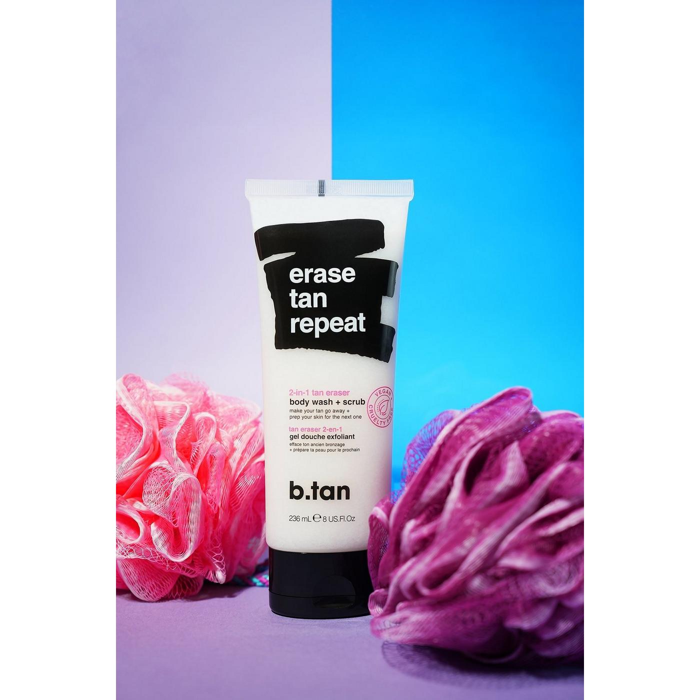 Erase Tan Repeat 2-in-1 Body Wash + Scrub