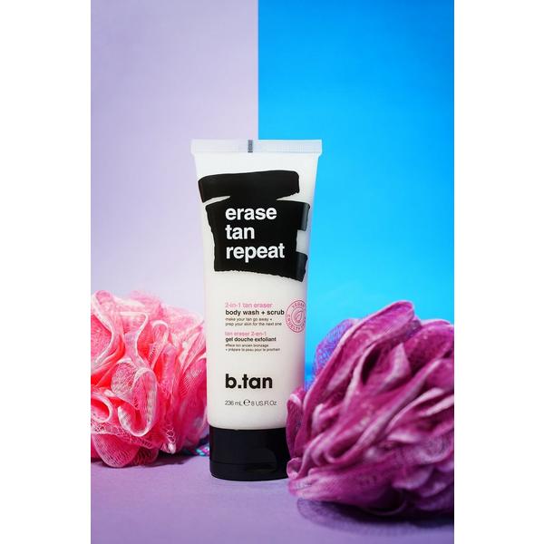 b.tan Erase Tan Repeat 2-in-1 Body Wash + Scrub #2