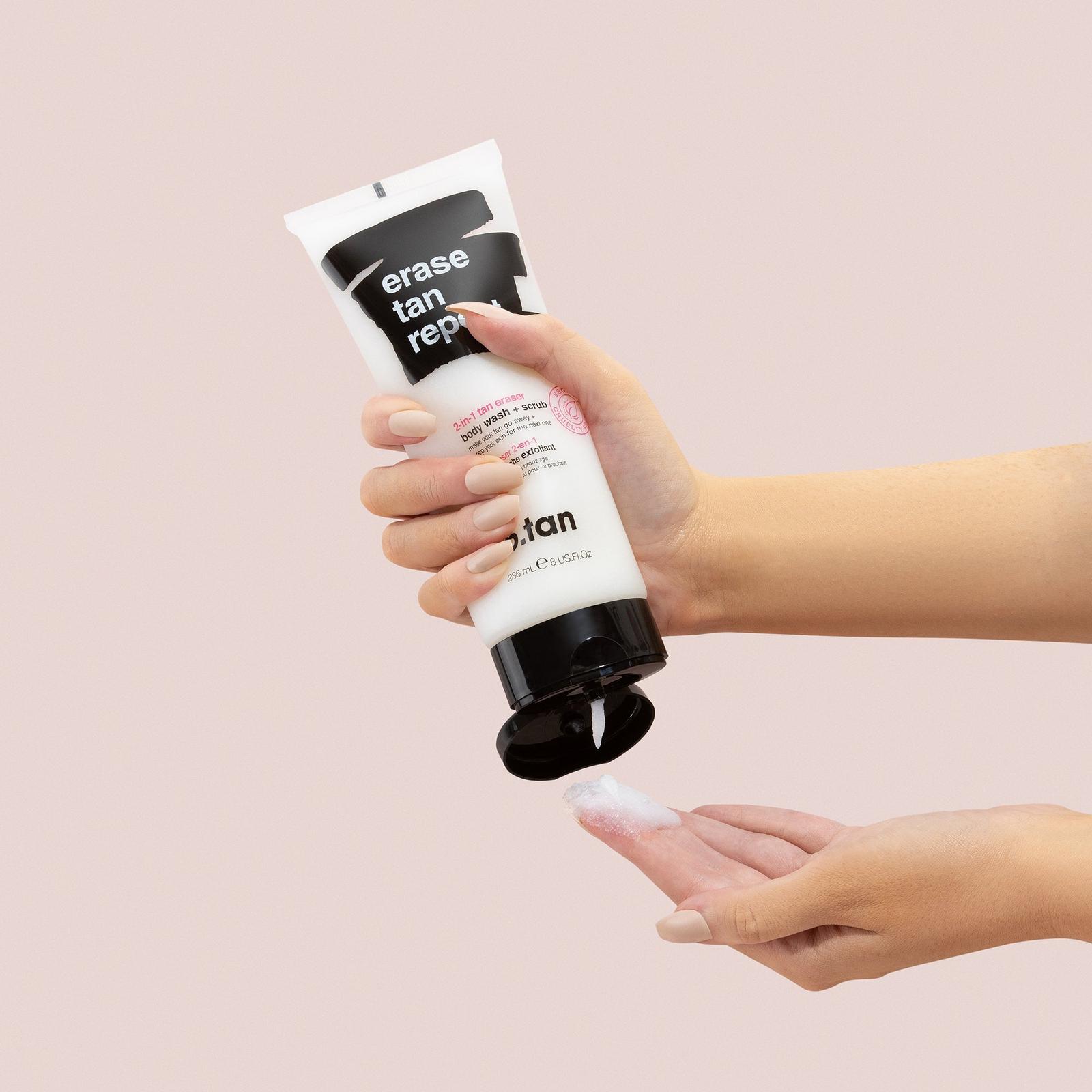 Erase Tan Repeat 2-in-1 Body Wash + Scrub