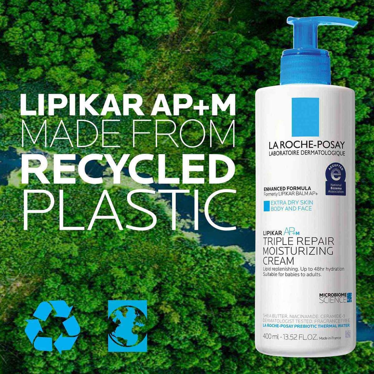 Travel Size Lipikar AP+M Triple Repair Body Moisturizer for Dry Skin