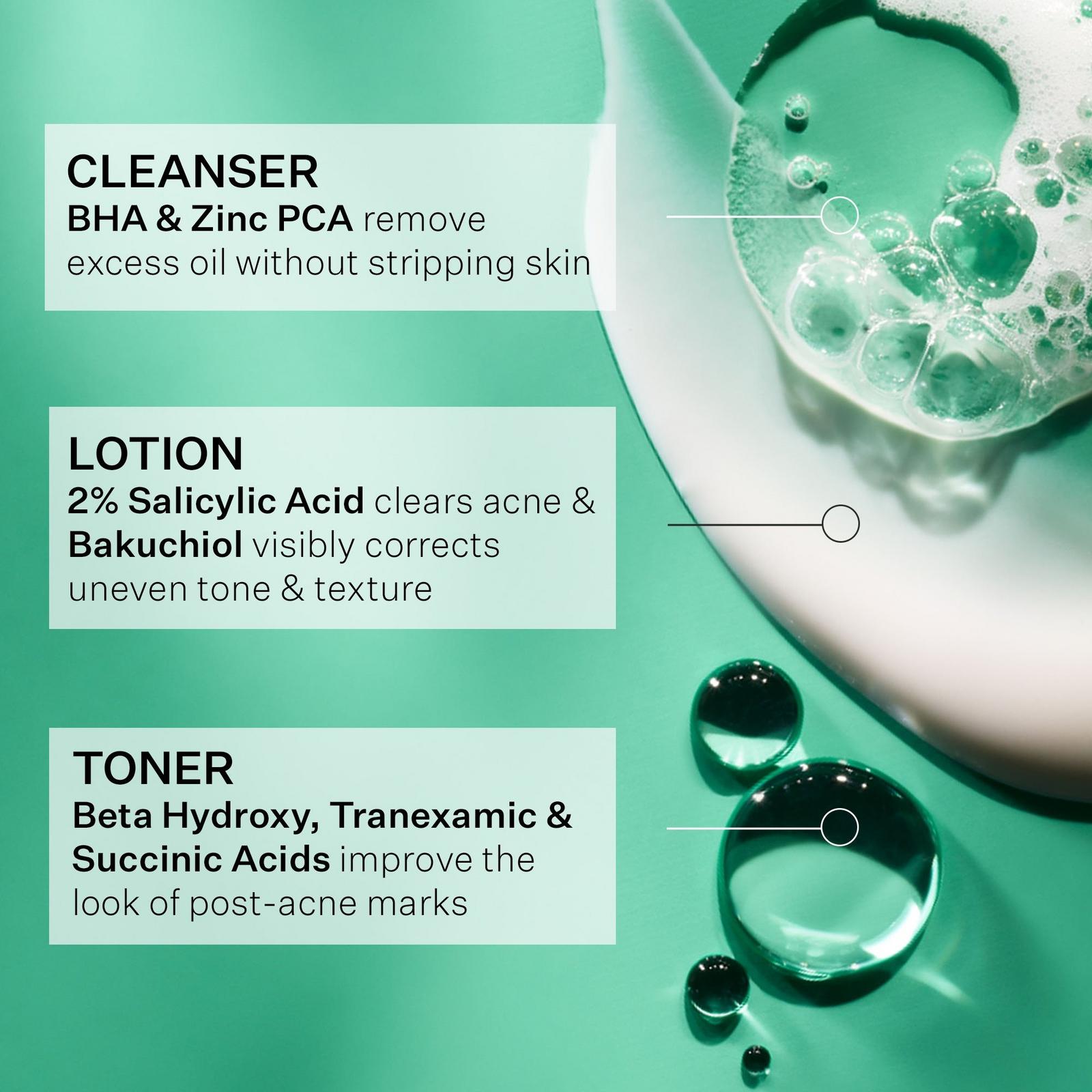 Multi-Action Clear: Acne Control System