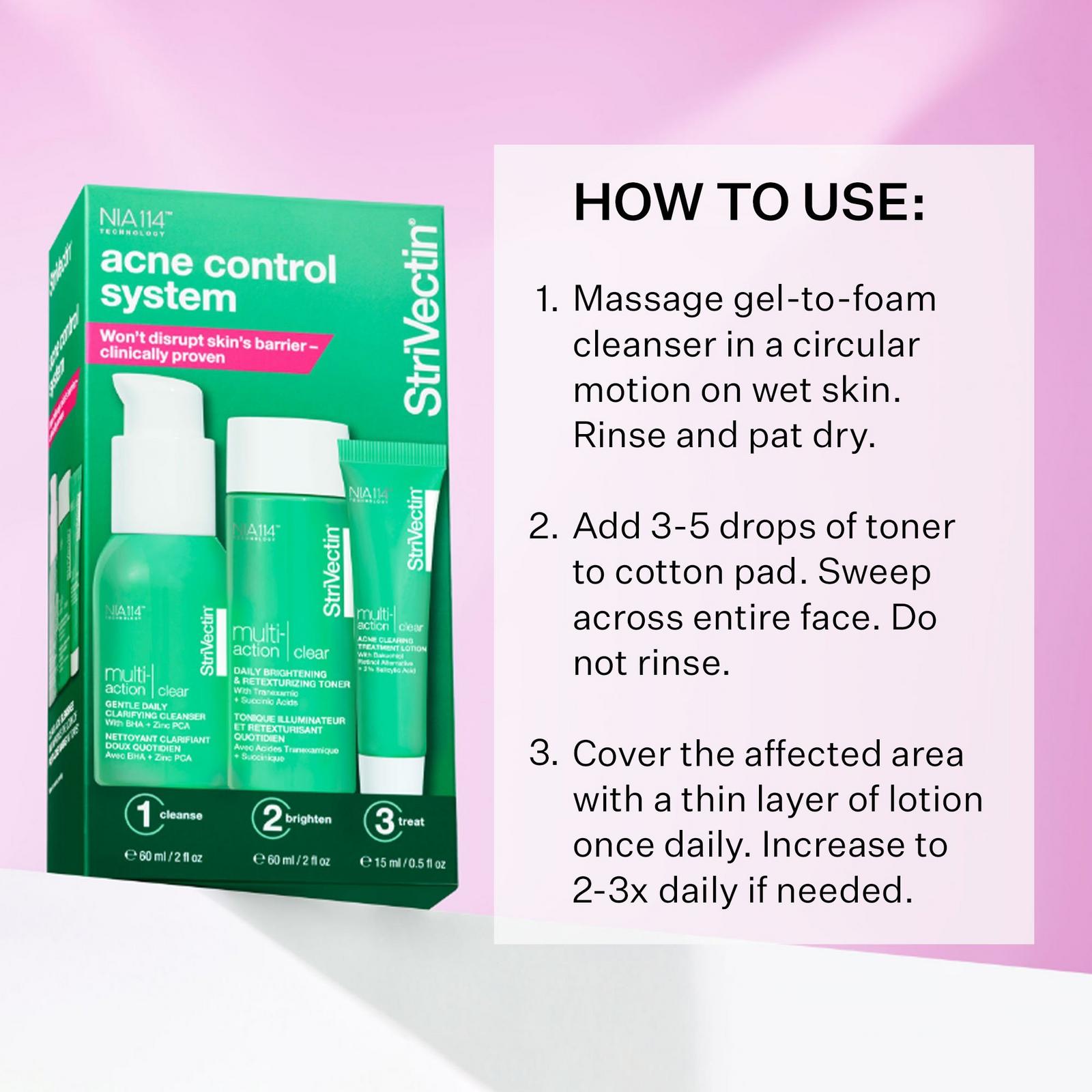 Multi-Action Clear: Acne Control System
