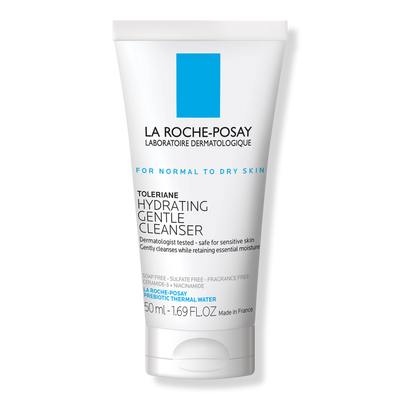 La Roche-Posay Travel Size Toleriane Hydrating Gentle Face Cleanser for Dry Skin