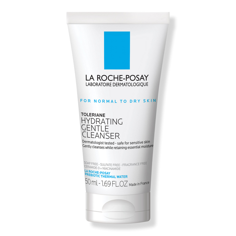 Travel Size Toleriane Hydrating Gentle Face Cleanser for Dry Skin