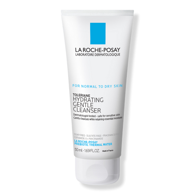 La Roche-Posay Travel Size Toleriane Hydrating Gentle Face Cleanser for Dry Skin