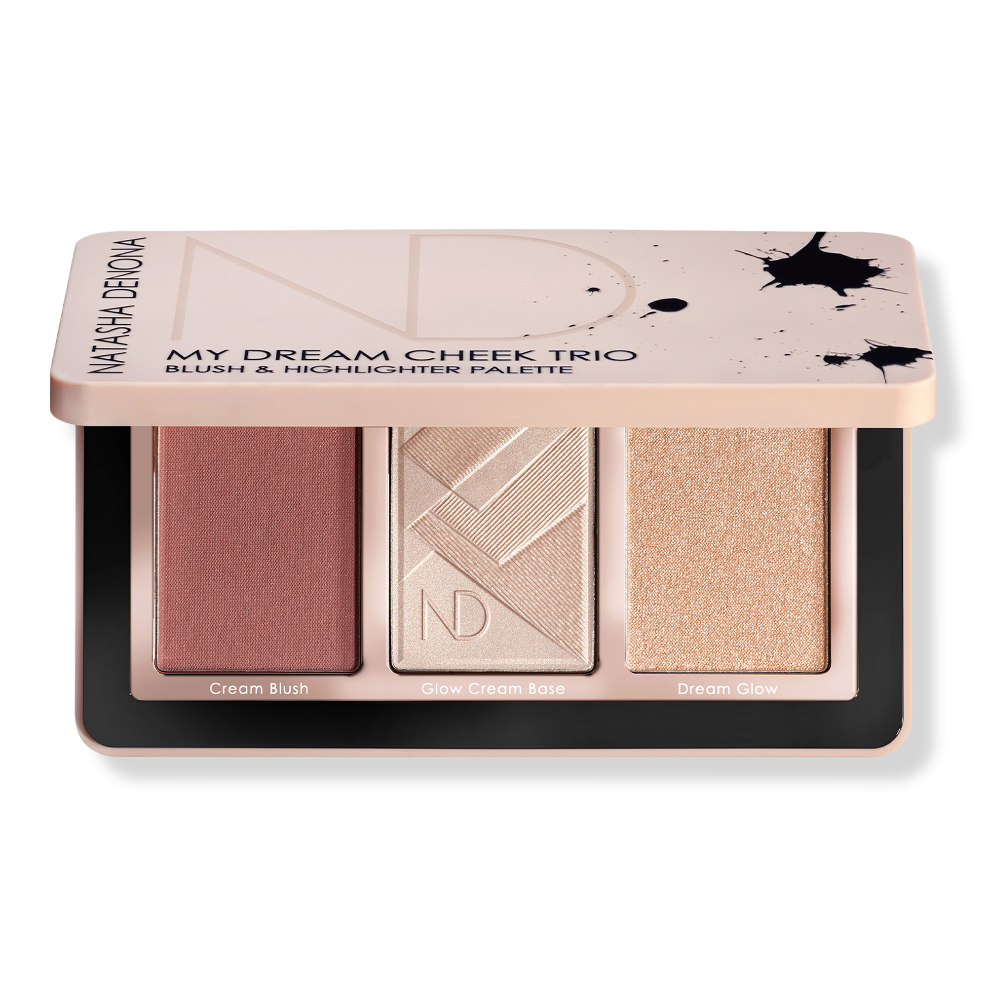 NATASHA DENONA My Dream Cheek Trio - Cream Blush, Glow Cream Base and Glow Powder Highlighter #1