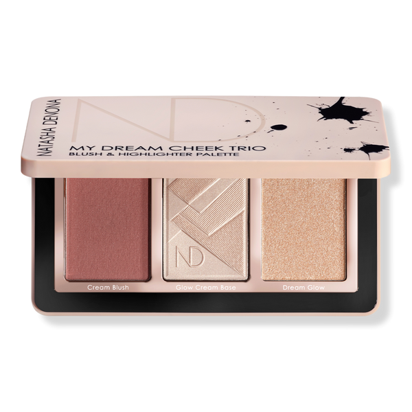 NATASHA DENONA My Dream Cheek Trio - Cream Blush, Glow Cream Base and Glow Powder Highlighter #1