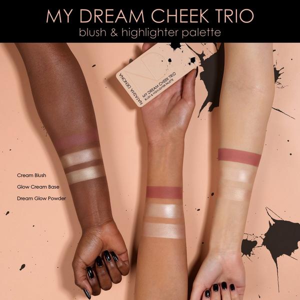 NATASHA DENONA My Dream Cheek Trio - Cream Blush, Glow Cream Base and Glow Powder Highlighter #2