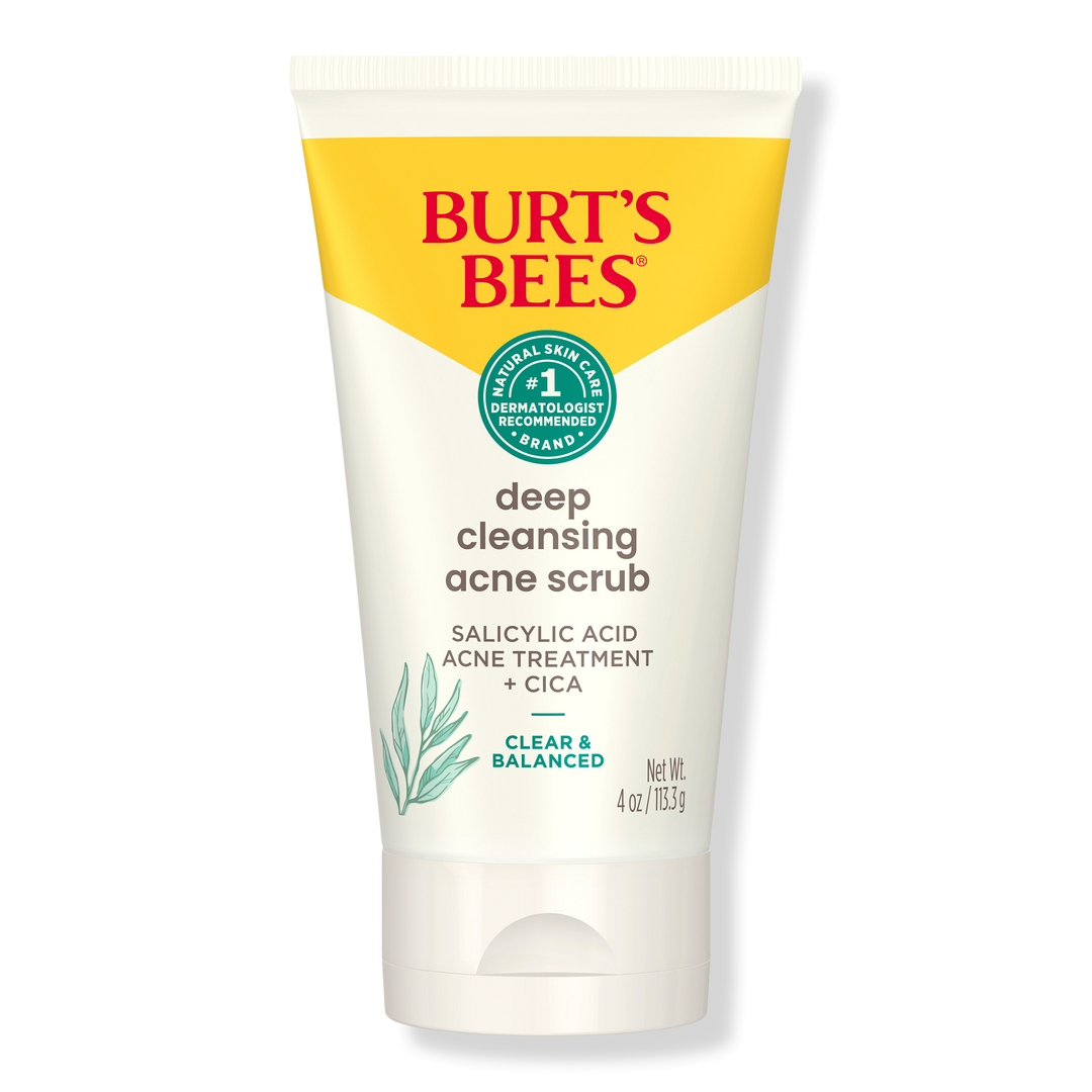 Burt's Bees Clear and Balanced Deep Cleansing Acne Scrub #1