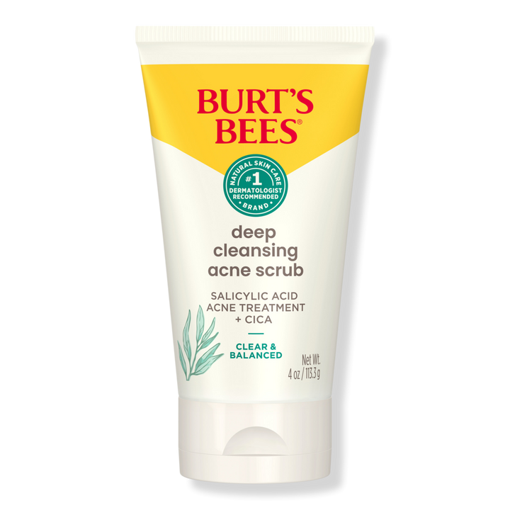 Burt's Bees Clear and Balanced Deep Cleansing Acne Scrub #1