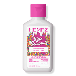 Hempz Let's Celebrate Buttercream Vanilla Cake Body Moisturizer - 2.25 oz