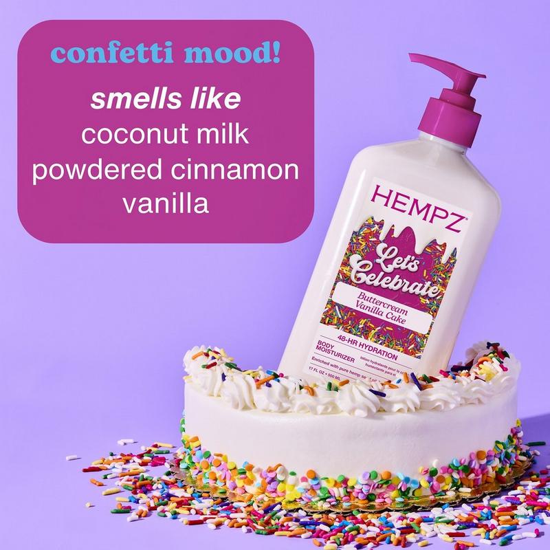Hempz - 2.25 oz Let's Celebrate Buttercream Vanilla Cake Body