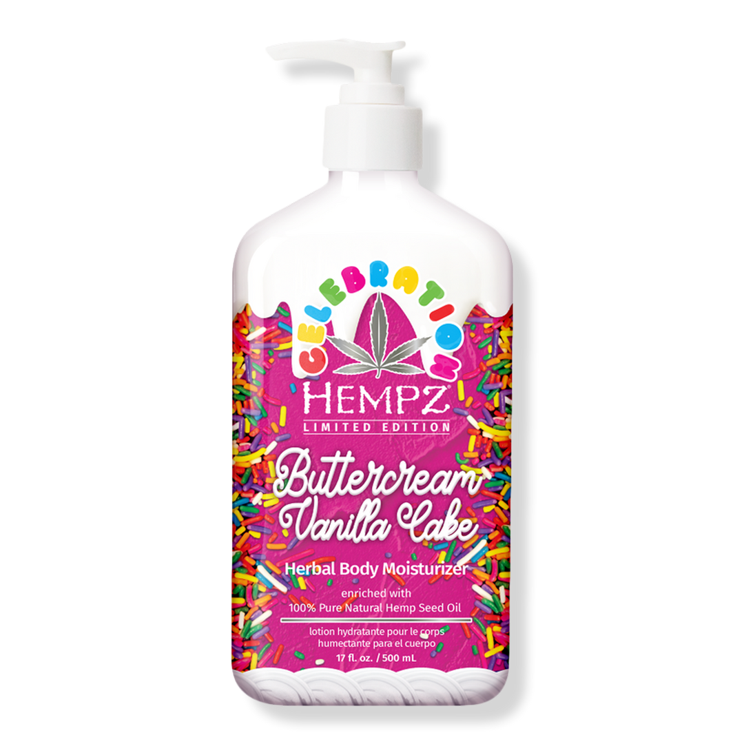 17.0 oz Buttercream Vanilla Cake Herbal Body Moisturizer - Hempz | Ulta ...