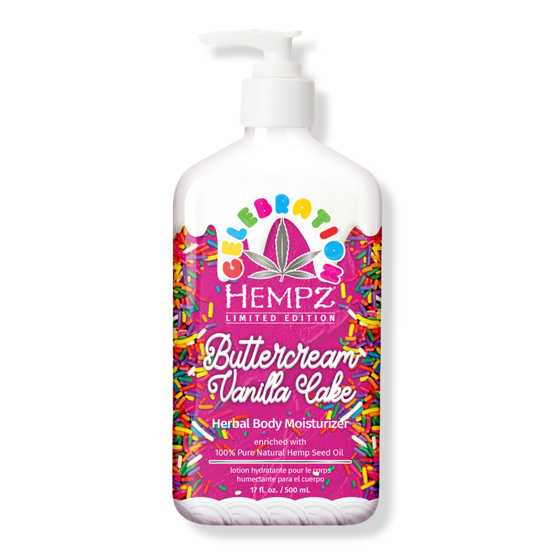 Hempz Limited Edition Buttercream Vanilla Cake Herbal Body Moisturizer #1