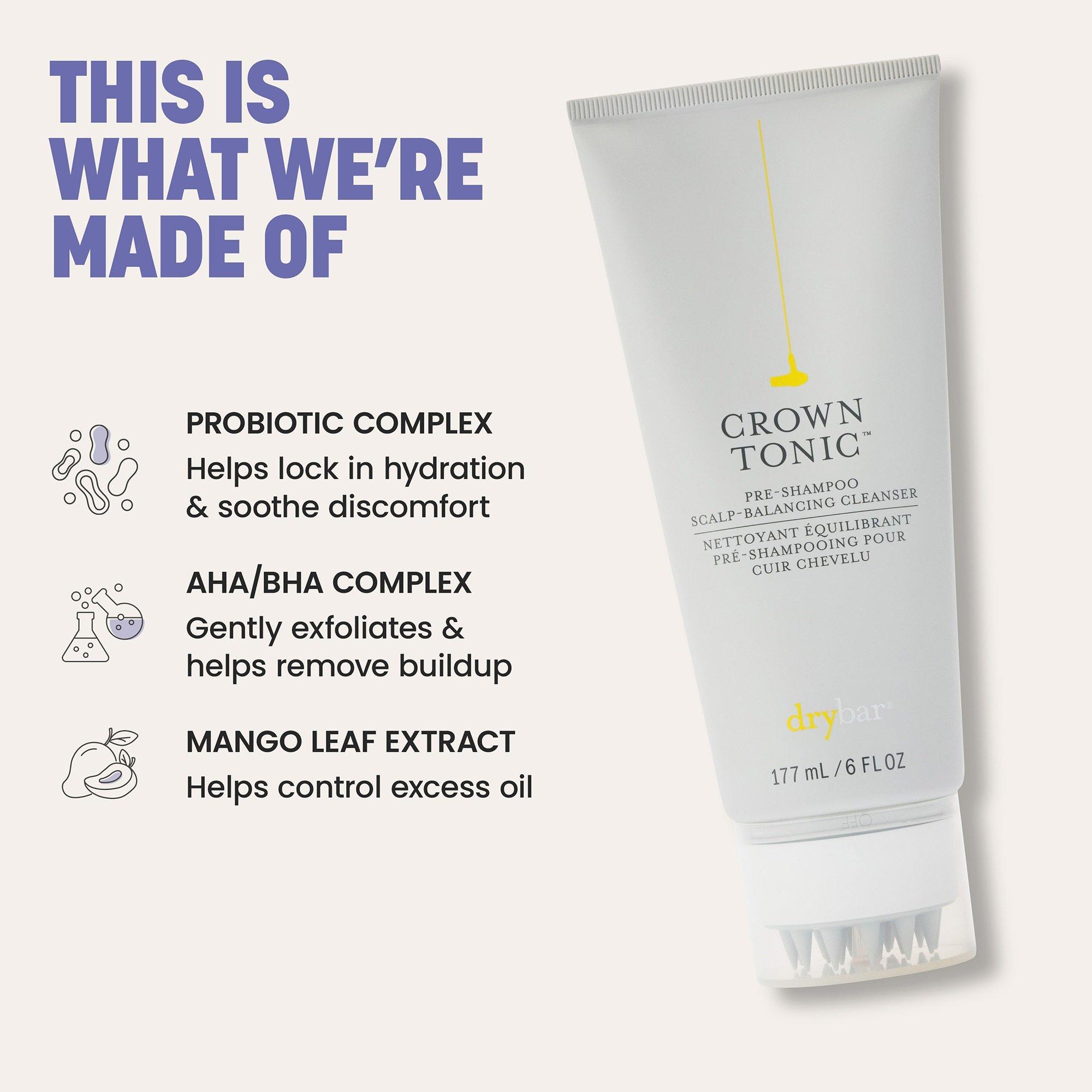 Очищающее средство для кожи головы перед шампунем Drybar Crown Tonic, баланс кожи головы — фото 4