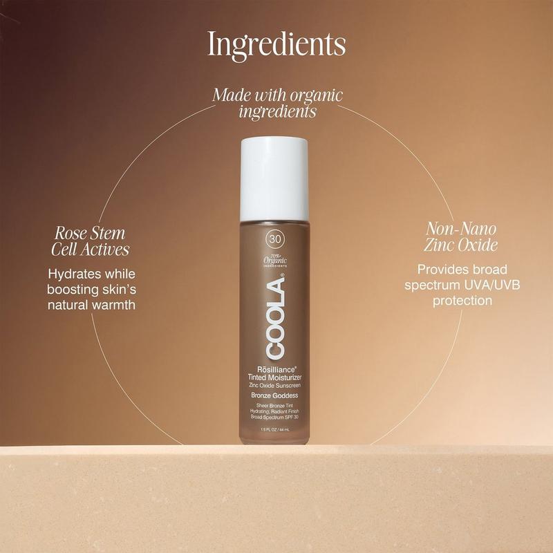 COOLA - Bronze Goddess Rosilliance Tinted Moisturizer Organic