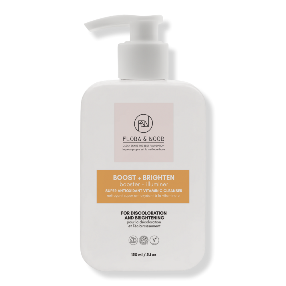 Flora & Noor Boost & Brighten Vitamin C Cleanser