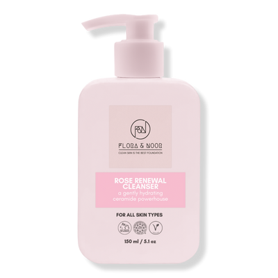 Flora & Noor Rose Renewal Tri-Peptide and Ceramide Cleanser Rose Renewal Tri-Peptide and Ceramide Cleanser