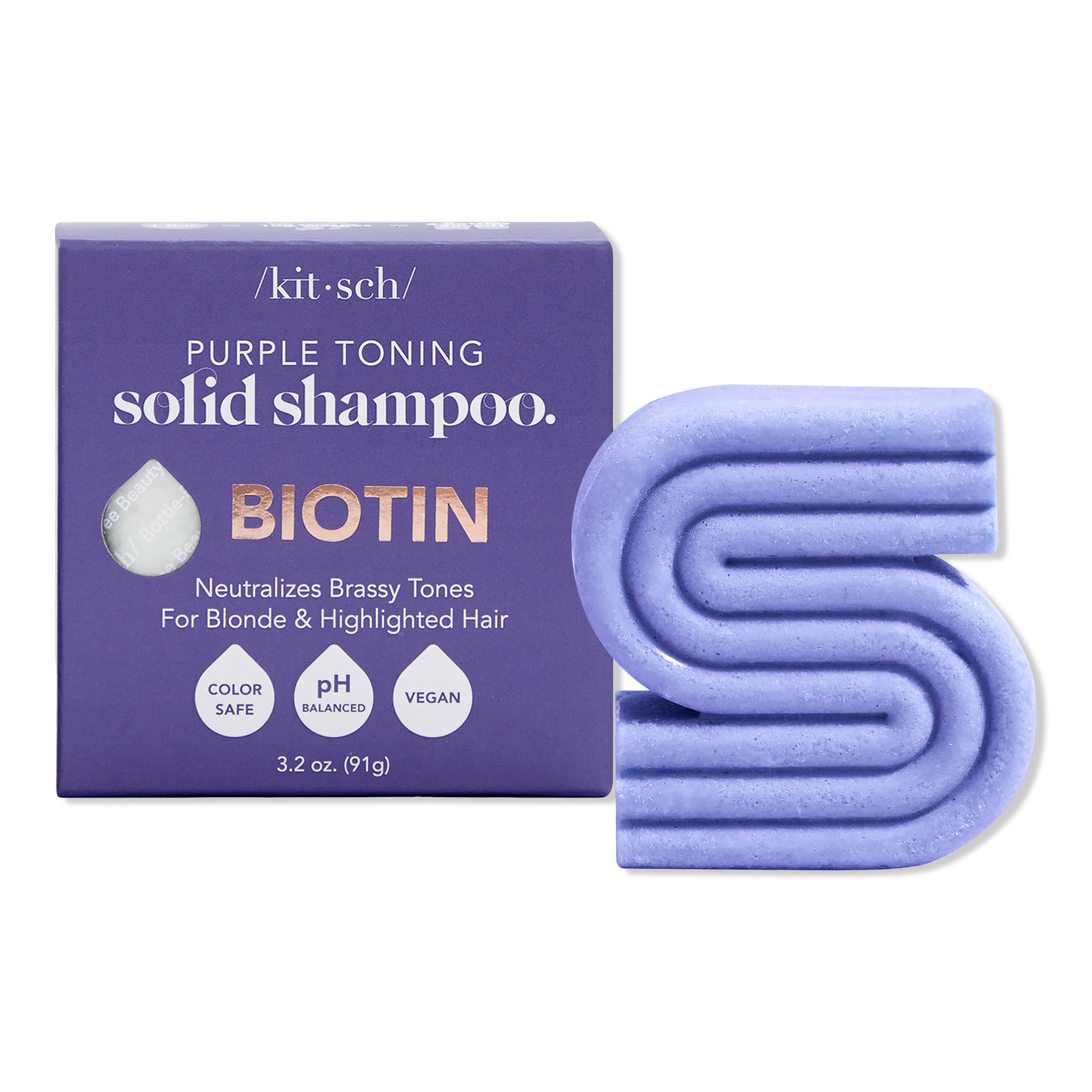 Kitsch Purple Toning Solid Shampoo Bar #1