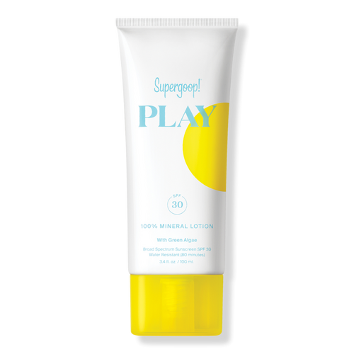 Supergoop! PLAY 100% Mineral Lotion SPF 30 Sunscreen with Green Algae