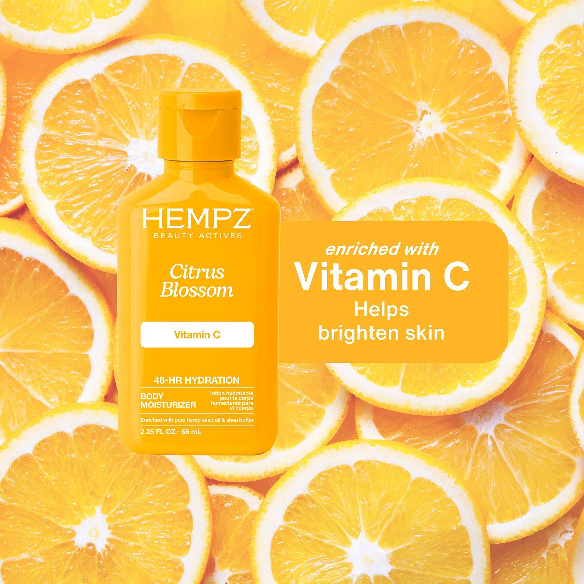 Увлажняющее молочко для тела Hempz Citrus Blossom с витамином C — фото 4